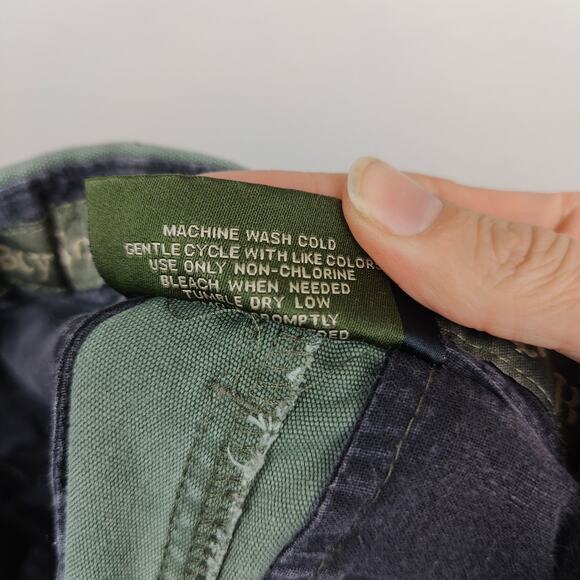 Boy Scouts of America Convertible Hiking Pants Boys 10 Green Shorts Adjustable - Picture 10 of 11